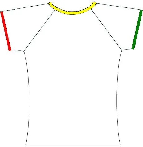 Dibujos de poleras para colorear - Imagui