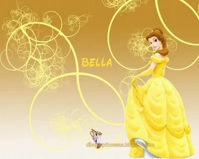 DIBUJOS PRINCESAS: Belle Disney