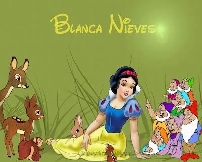 DIBUJOS PRINCESAS: Blanca Nieves y los siete enanitos