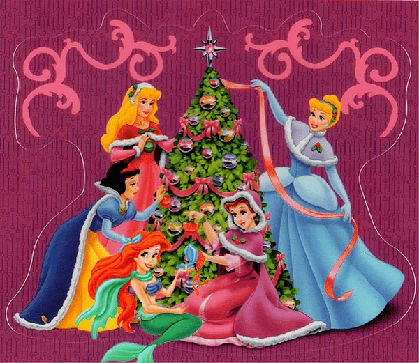 Dibujos de princesas de navidad - Imagui