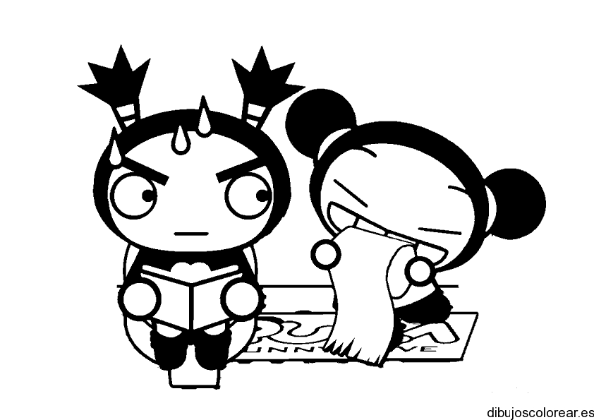 Dibujos de Pucca | Dibujos para Colorear