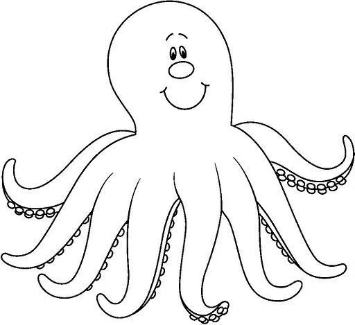 Dibujos de pulpos para imprimir - Imagui