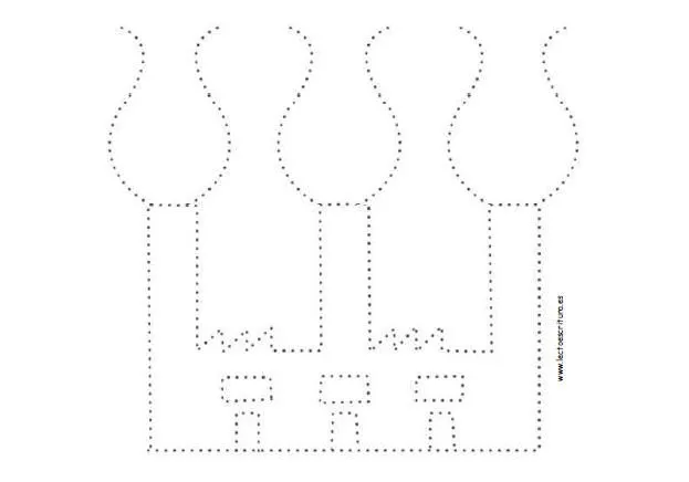 Dibujos punteados para repasar - Imagui