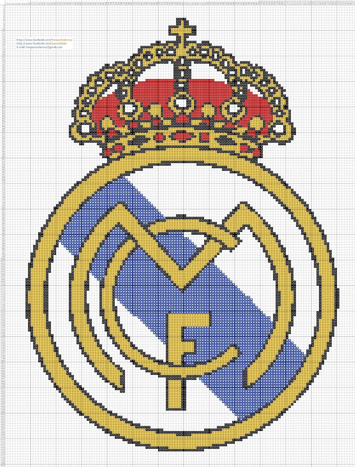 Escudo del real madrid de punto de cruz pequeño patron - Imagui