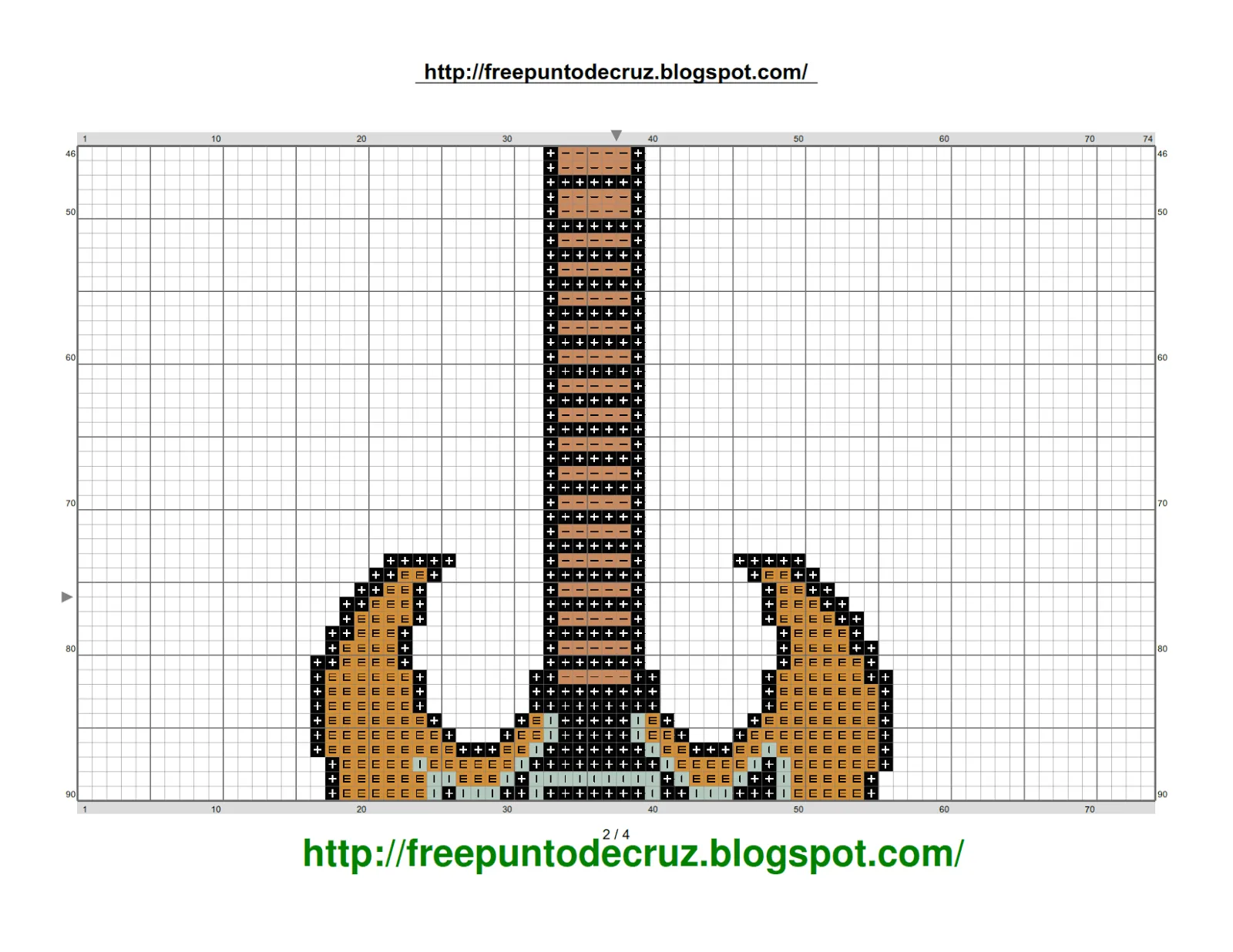 Dibujos Punto de Cruz Gratis: Guitar Cross Stitch Pattern ...