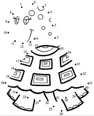 Dibujos con puntos para niños - Imagui