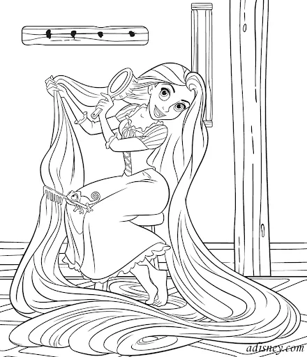 Dibujos de Rapunzel | Manualidades Infantiles