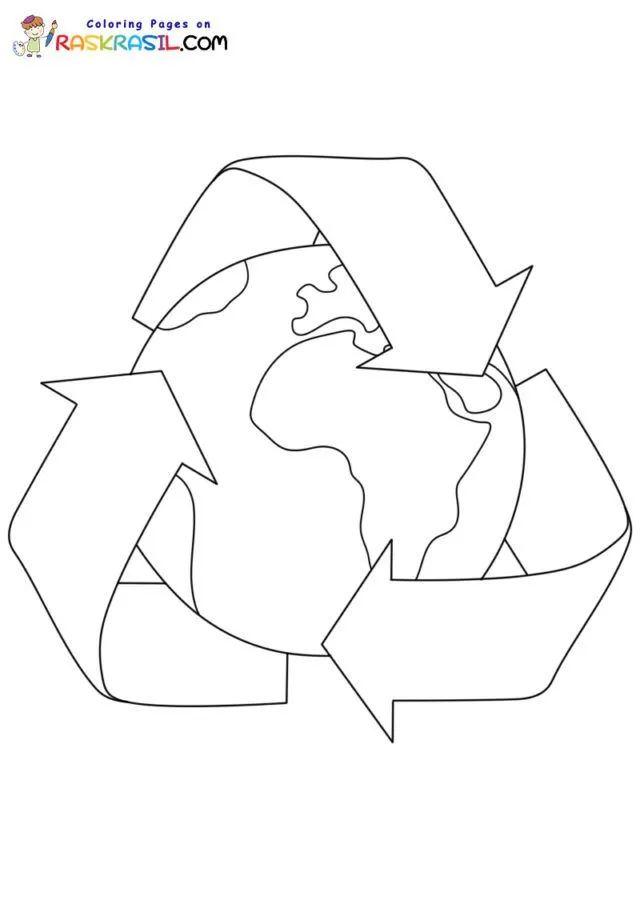 Dibujos de Reciclaje para Colorear