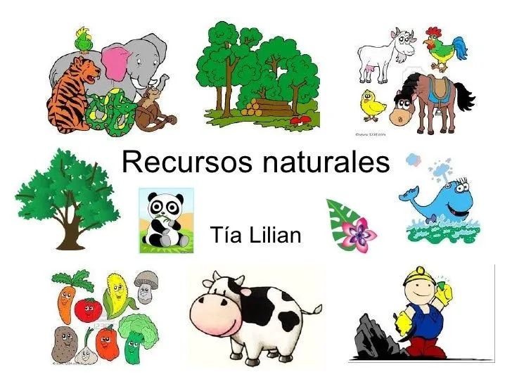 Cual es el dibujos de recursos naturales - Imagui