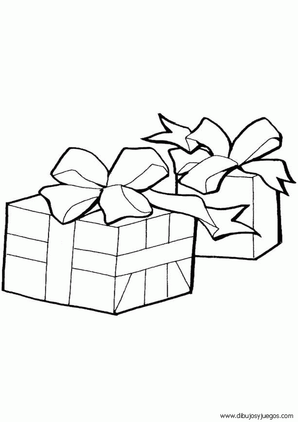 dibujos-regalos-navidad-001 | Dibujos y juegos, para pintar y colorear