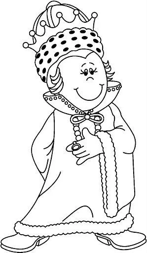 DIBUJOS DE REINAS PARA COLOREAR | Dibujos para colorear