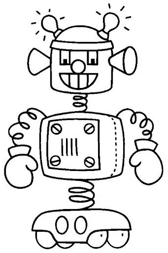 ROBOT PARA COLOREAR