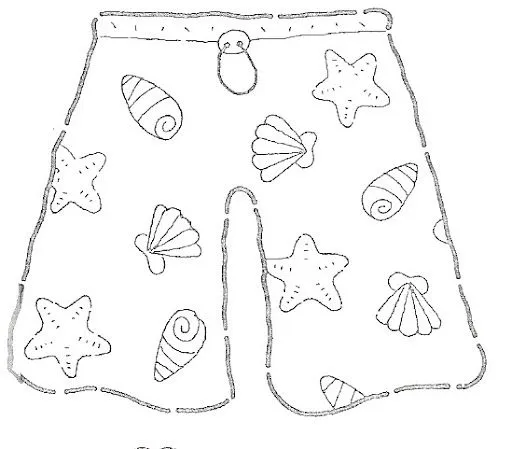 DIBUJOS DE ROPA PARA IMPRIMIR
