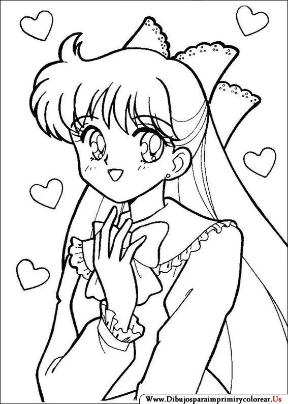 Dibujos de Sailor Moon para Imprimir y Colorear | Dibujos para ...