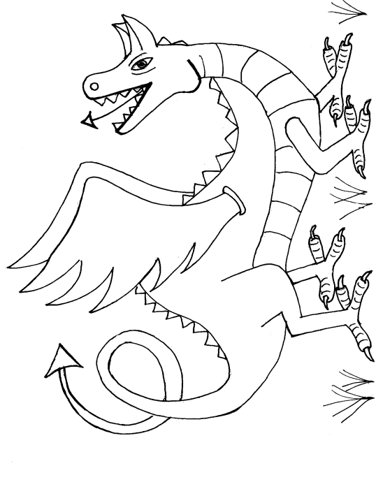 Dibujos Sant Jordi para Pintar | Manualidades Infantiles