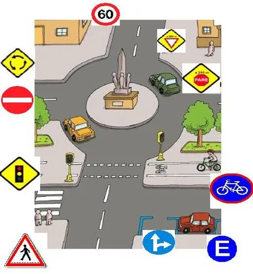 Dibujos de la Seguridad Vial | Dibujos para Niños