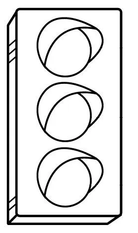 Dibujos de semáforo para colorear - Imagui