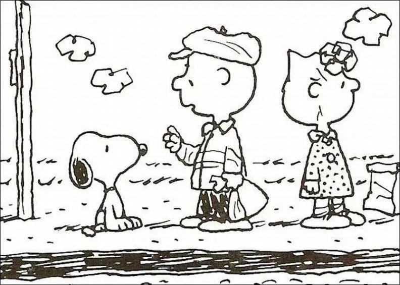 Dibujos de Snoopy para imprimir y colorear GRATIS ~ Dibujos para ...