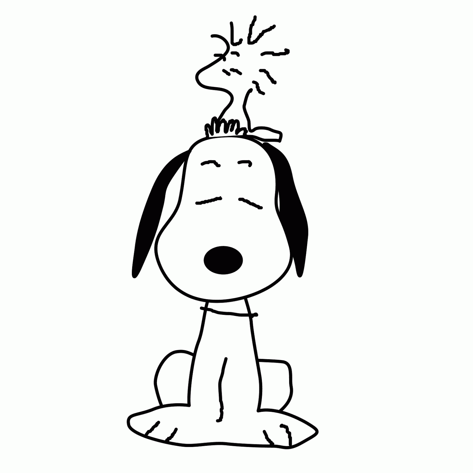 Dibujos de Snoopy para imprimir y colorear GRATIS