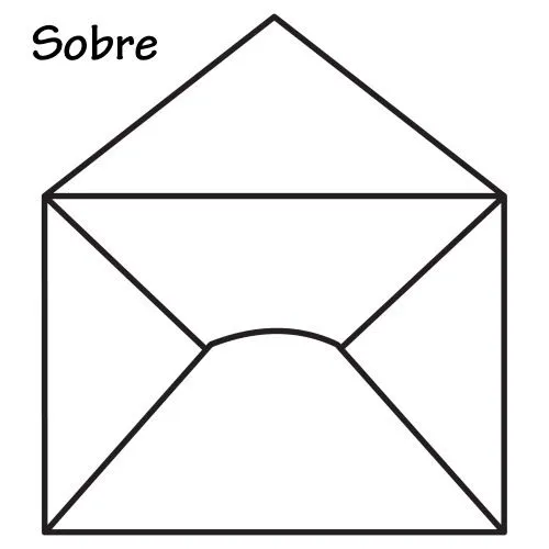 Dibujos de sobres para colorear - Imagui