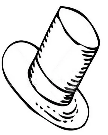 dibujos de sombreros para colorear imagui