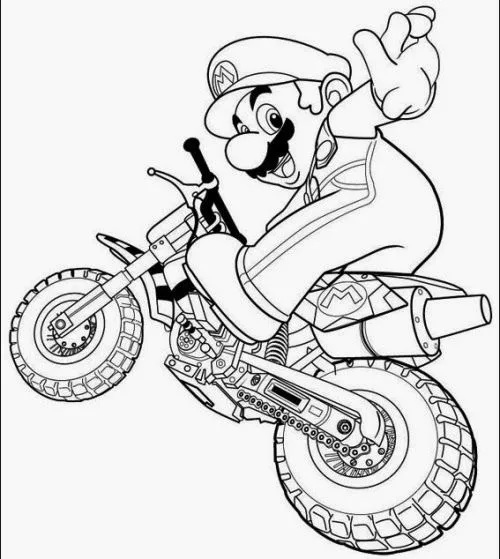 Dibujos de Super Mario Bros para Colorear / Pintar : Best Free ...