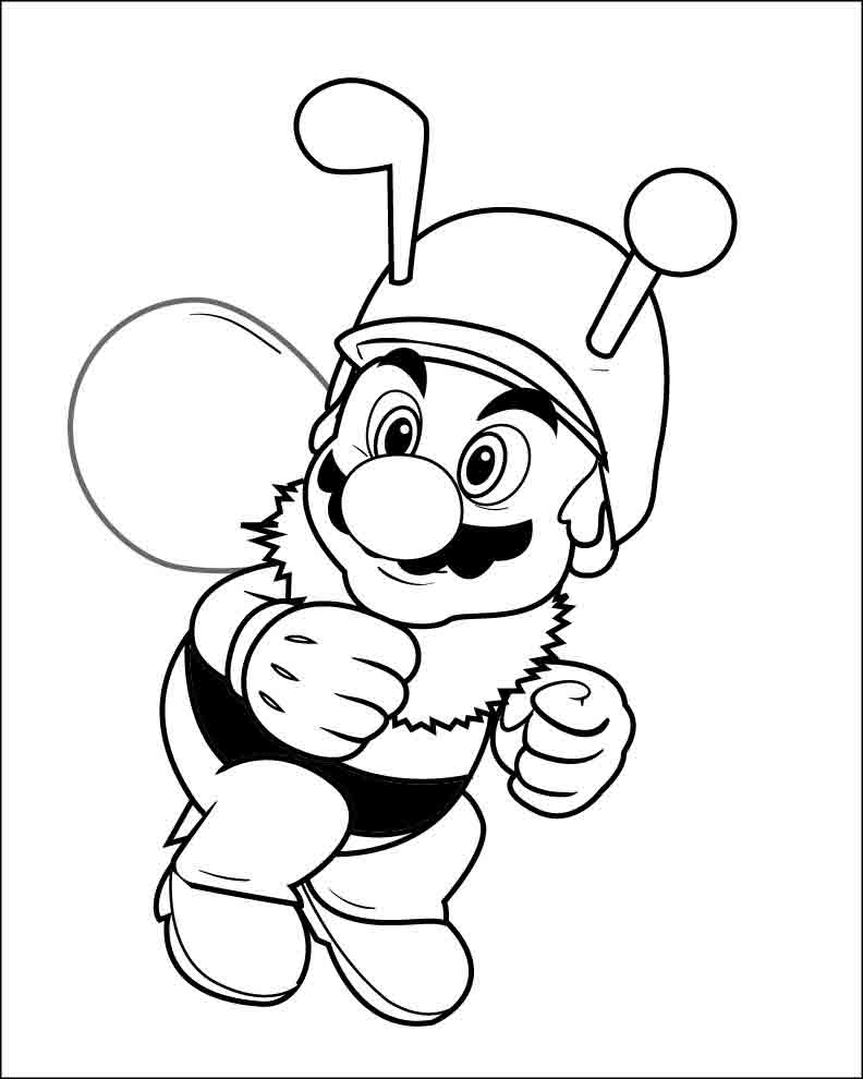 Dibujos de Super Mario Bros – Imprimir Para Colorear