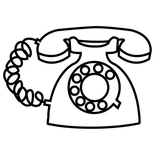 Dibujos de telefonos antiguos para colorear - Imagui