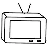 Dibujo televisor - Imagui