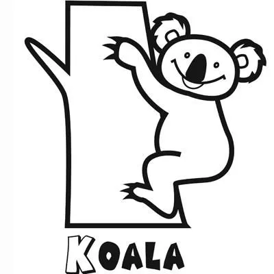 Dibujos de Koala para colorear