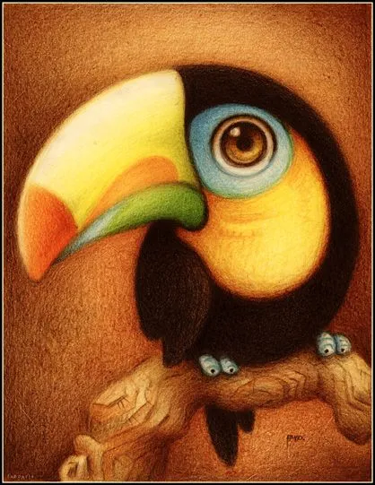 Un tucan. by ~faboarts on deviantART