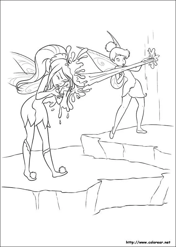 Dibujos de Tinker Bell : Hadas y piratas para colorear en Colorear.net
