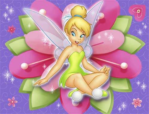 Flor de tinkerbell - Imagui