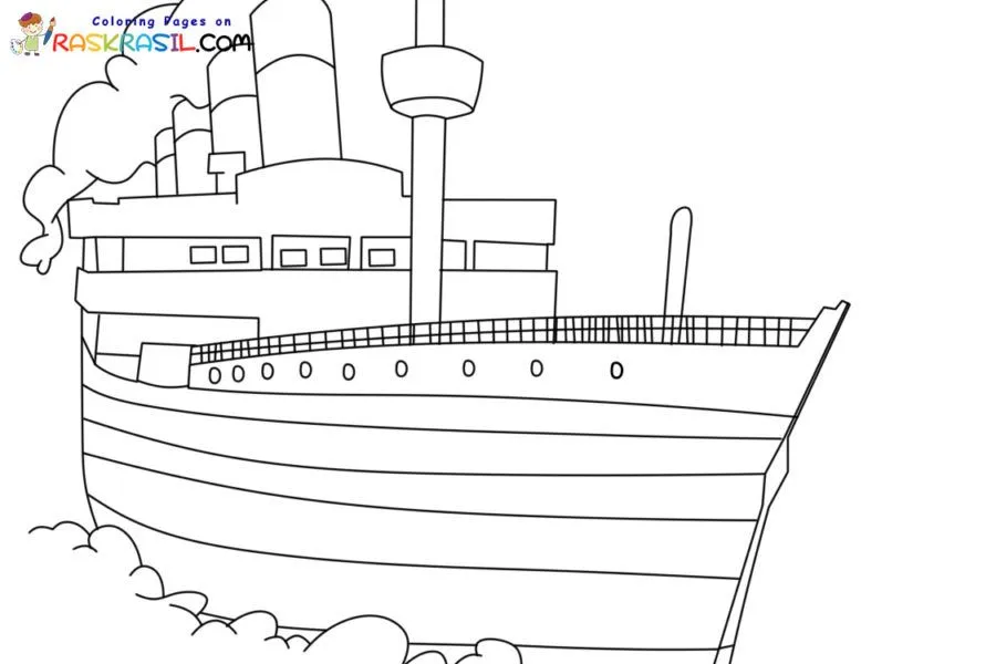 Dibujos de Titanic para Colorear