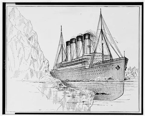 Dibujos del titanic - Imagui