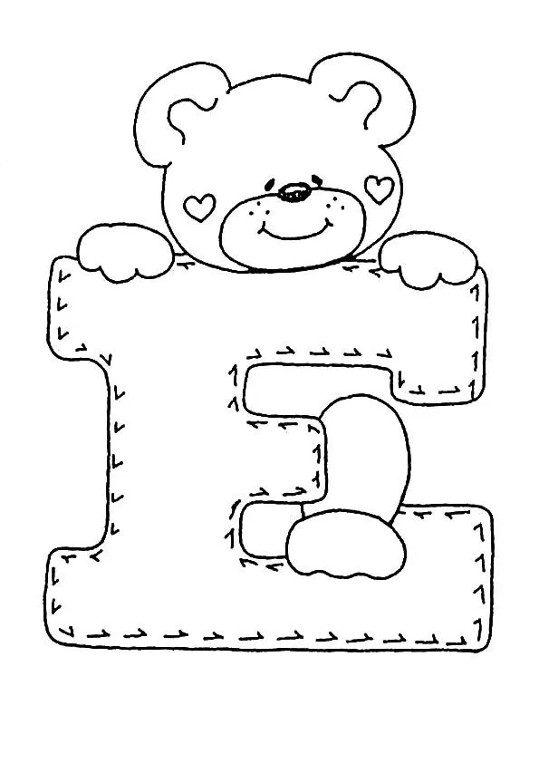 Dibujos para todo: Dibujos abecedario de osos