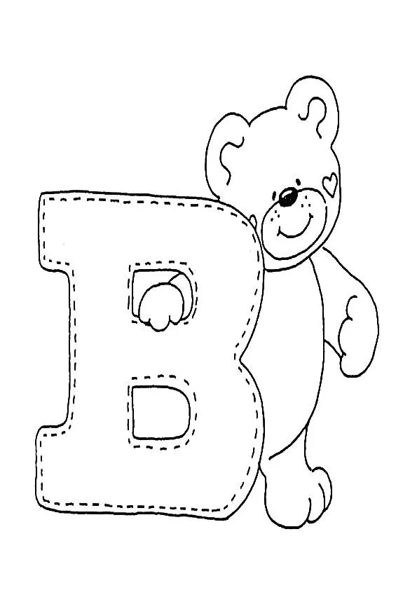 Dibujos para todo: Dibujos abecedario de osos
