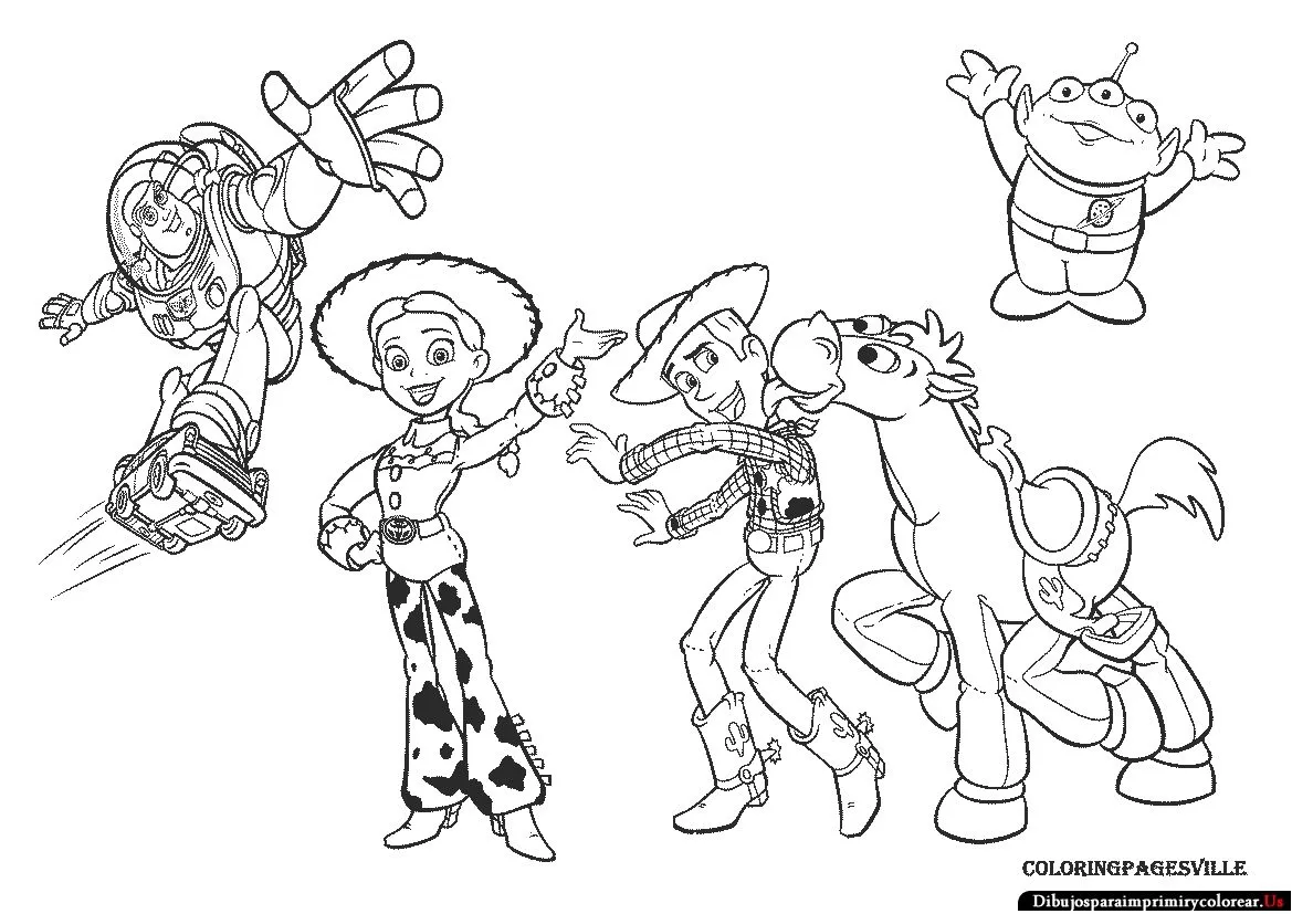 Dibujos de Toy Story para Imprimir y Colorear - Dibujos Para ...