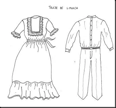 Dibujos de trajes tipicos - Imagui