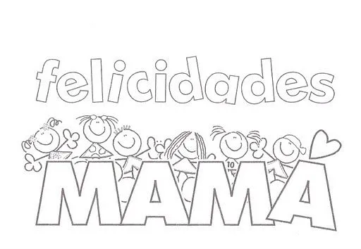 EL BLOG DE MARTA: DIBUJOS PARA COLOREAR DÍA DE LA MADRE