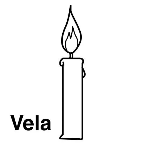 DIBUJOS DE VELAS PARA COLOREAR | Dibujos para colorear