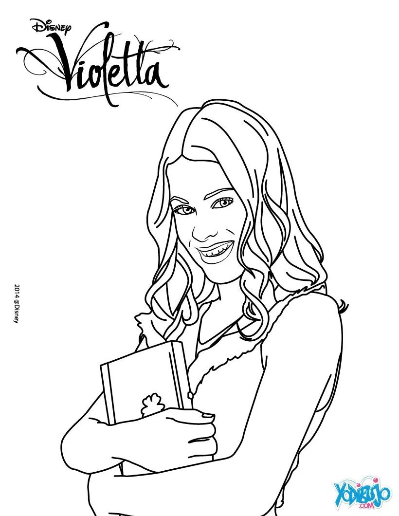 Dibujos de Violetta para imprimir - Imagui