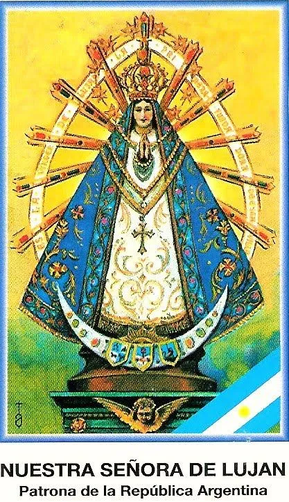 Virgen de Lujan en dibujo - Imagui