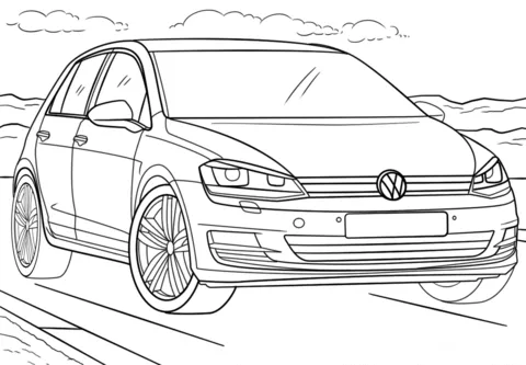 Dibujos de Volkswagen para colorear - Páginas para imprimir y ...