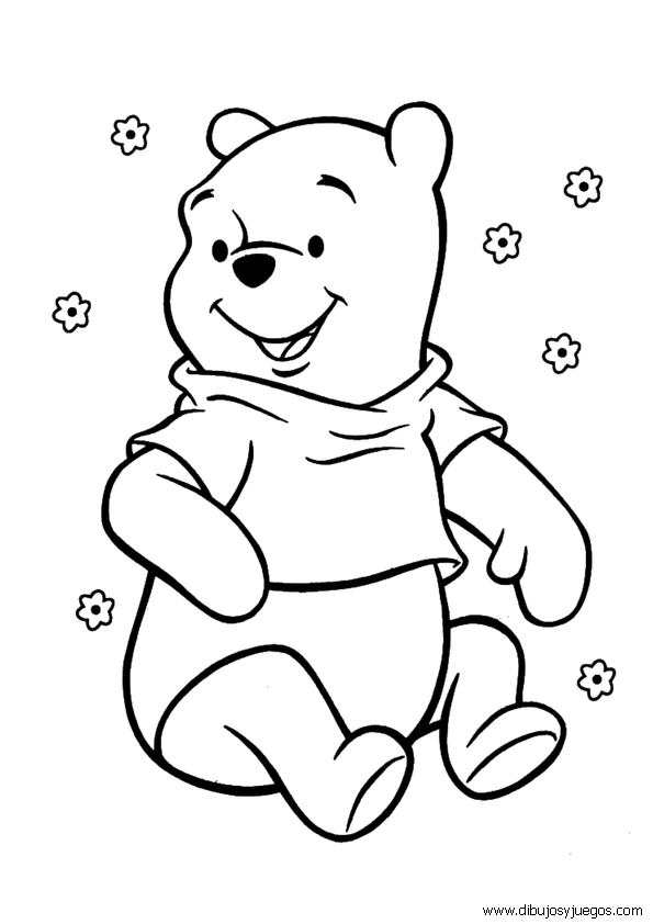 dibujos-winnie-the-pooh-004 | Dibujos y juegos, para pintar y colorear