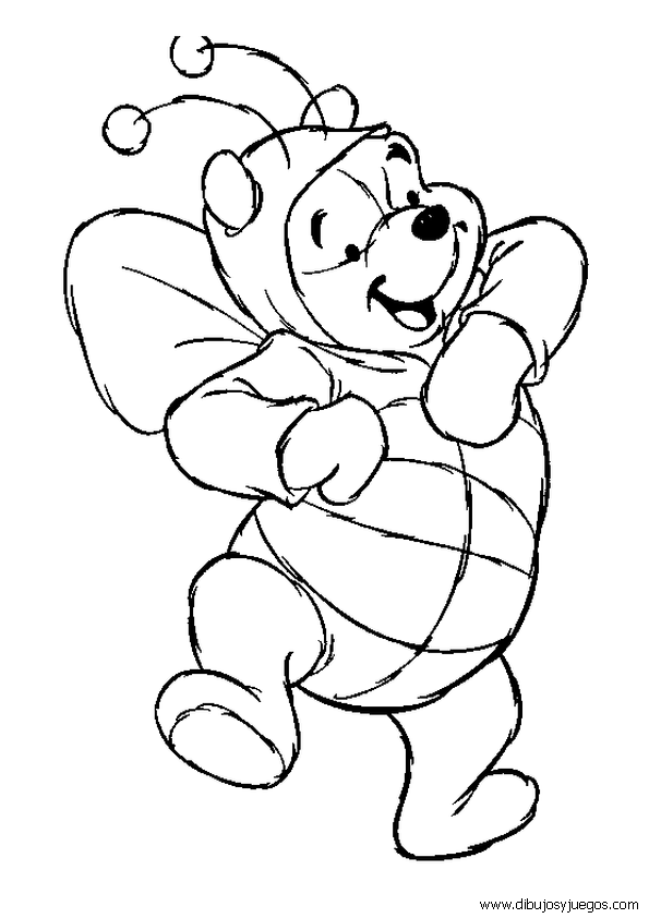 dibujos-winnie-the-pooh-105 | Dibujos y juegos, para pintar y colorear