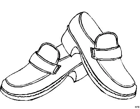 Dibujos de zapatos infantiles para colorear - Imagui