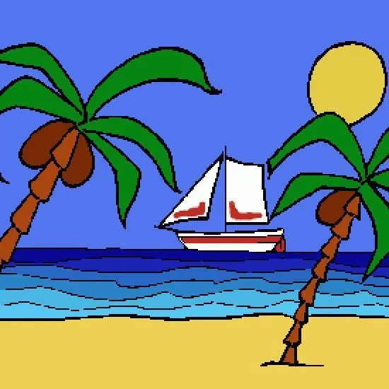 dibujo,verano,playa,fiesta,mar-1.jpg 550×550 píxeles | Día ...