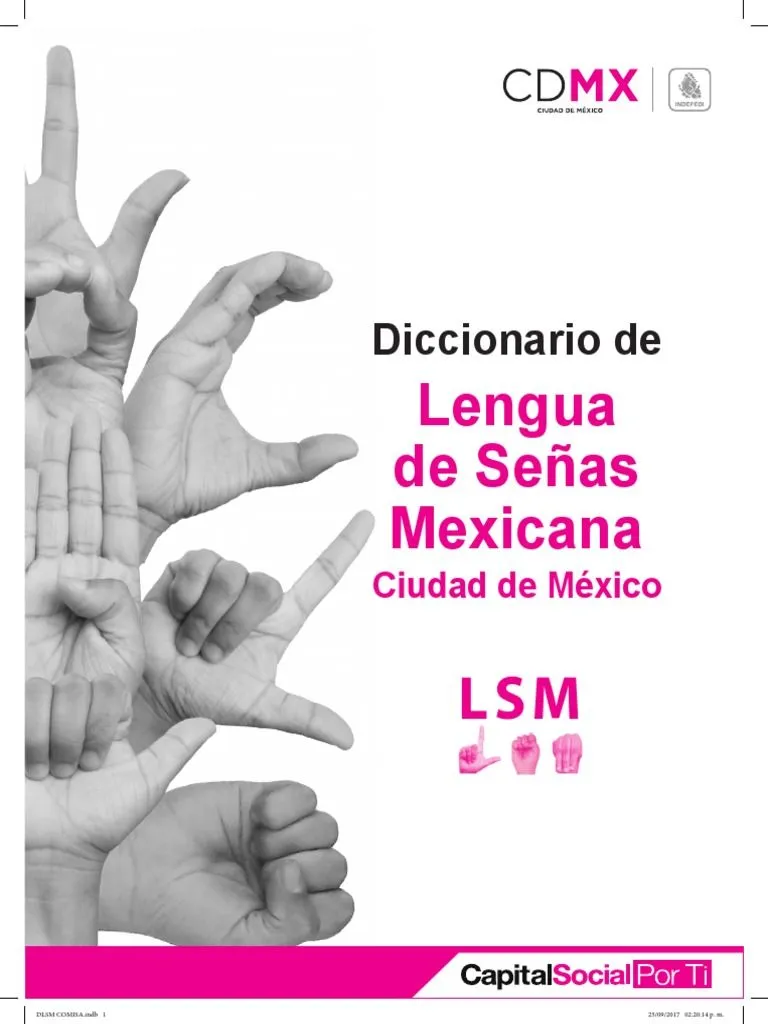 Diccionario LSM | PDF | Lenguaje de señas | Invalidez