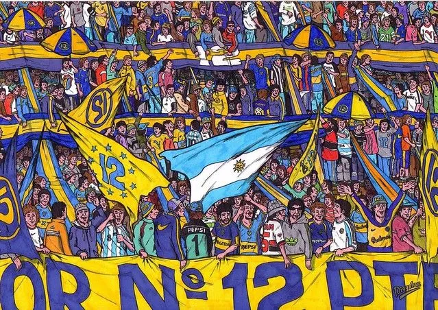 DIEGOLAN - DIBUJOS BOCA JUNIORS | Ante cualquier duda, consu… | Flickr